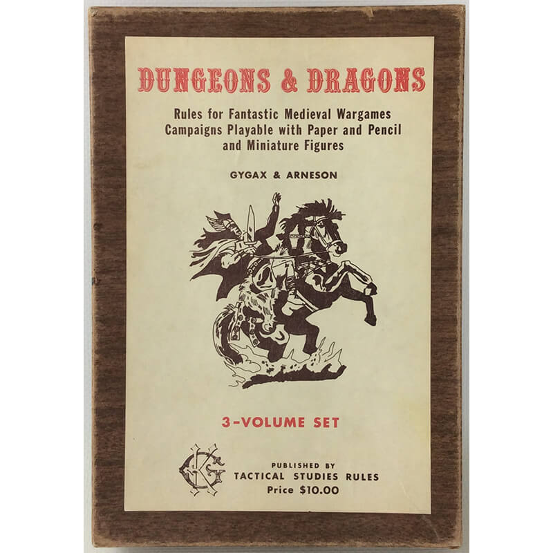 Dungeons & Dragons woodgrain box set